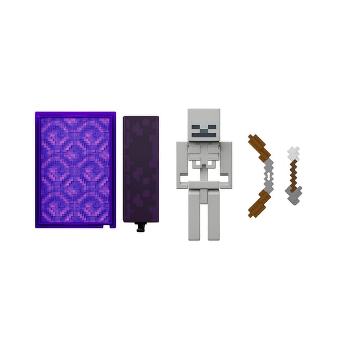 Minecraft Build A Portal 8cm Figure GTP08 - Skeleton