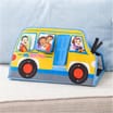 Ms. Rachel Official Tummy Time Activity Bus Folding Play Mat with Baby Mirror & Sensory Toys