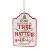 Sleigh Bells Hanging Plaque - "It's Not What's Under the Tree"