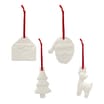 Sleigh Bells Paint Your Own Hanging Decorations - Christmas Characters