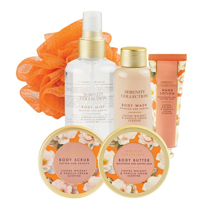 Serenity Collection Coffee Whiskey & Vanilla Cream Scented Complete Selection