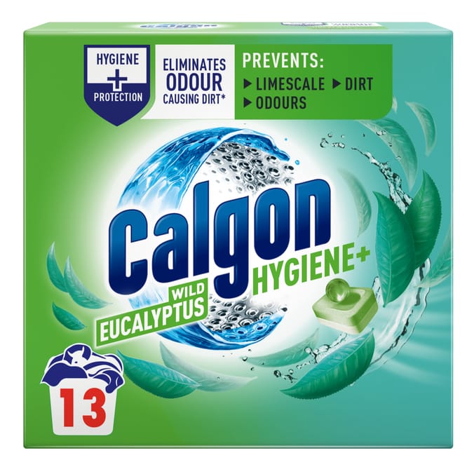 Calgon Hygiene+ Washing Machine Tablets - 13 Washes