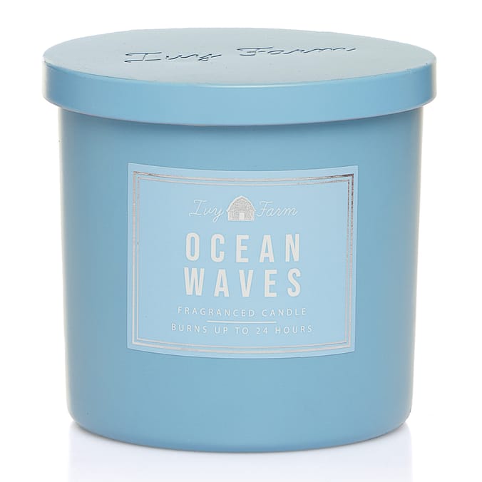 Ivy Farm Candle Jar 350g - Ocean Waves