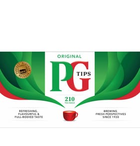 PG Tips Original 210 Tea Bags 609g