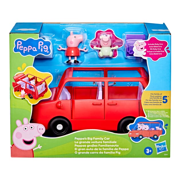 Peppa Pig Peppa's Big Family Car Playset Home Bargains