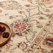 Asiatic Raja Border Runner RA05 - Cream/Multi