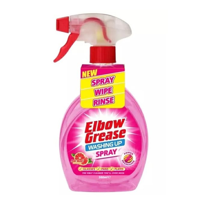  Elbow Grease Washing Up Spray Pink Blush Fresh 500ml