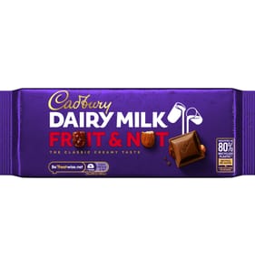 Cadbury Dairy Milk Fruit & Nut Chocolate Bar 180g