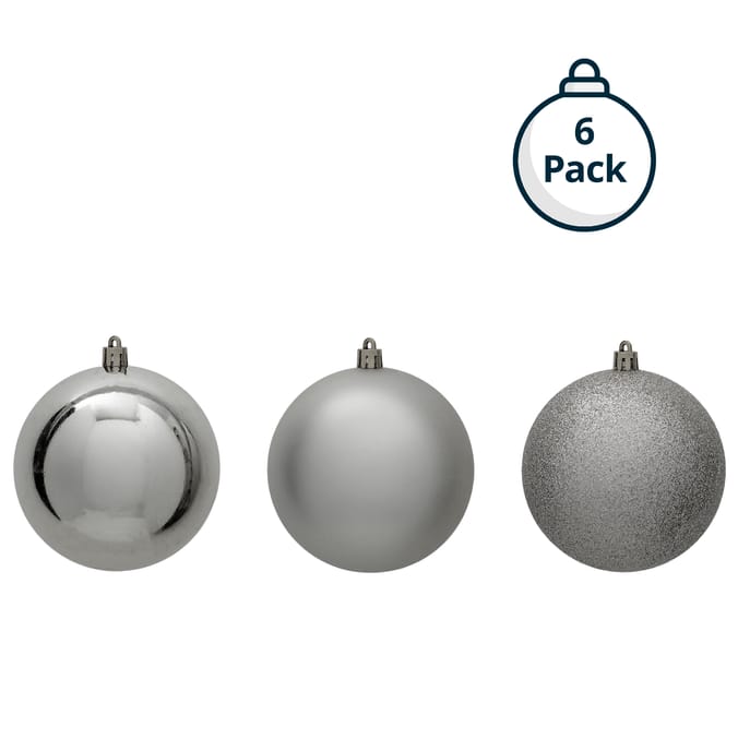 Festive Feeling 10cm Christmas Bauble 6 Pack
