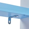 Liberty House Toys Kids Picture Book Wall Bookshelf - White & Blue