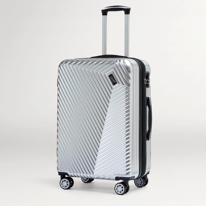 Salisburys Hard Shell Suitcase - Silver