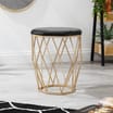 Home Collections Hexagon Metal Footstool