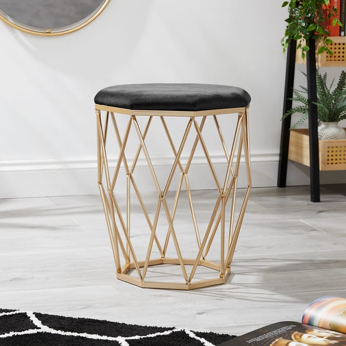 Hexagon stool deals