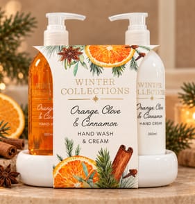 Winter Woodland Hand Duo Orange Clove & Cinnamon - Orange Clove & Cinnamon