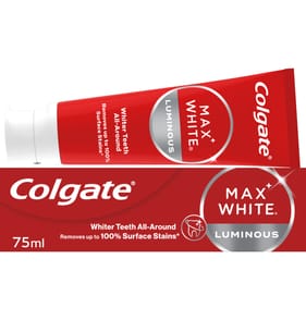Colgate Max White Luminous Teeth Whitening Toothpaste 75ml