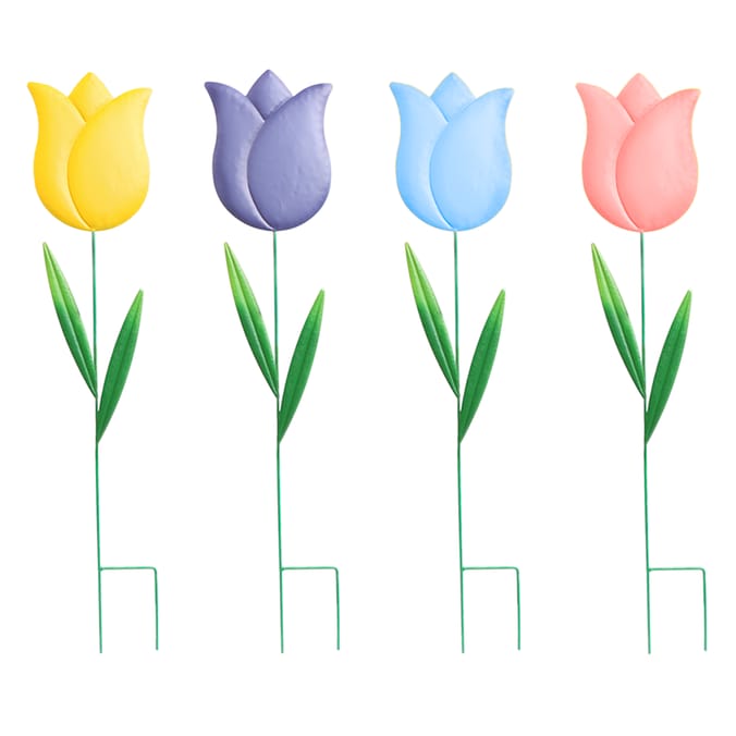 Jardin Decorative Metal Tulip Stake