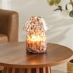 Wickford & Co Confetti Glass Scented Candle - Violet Leaf
