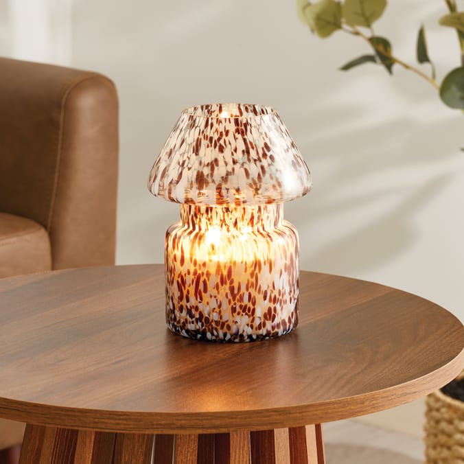 Wickford & Co Confetti Glass Scented Candle - Violet Leaf