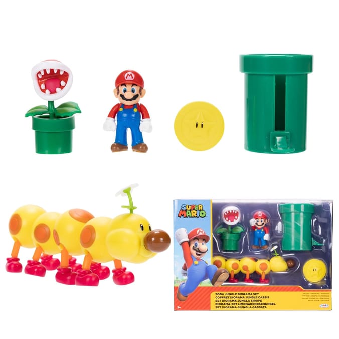 Super Mario 2.5" Diorama Playset - Soda Jungle