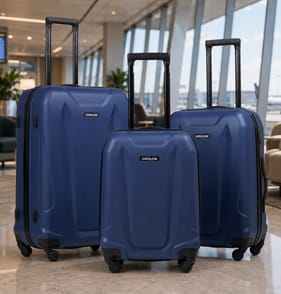 Overlow Suitcase Set Of 3 - Navy