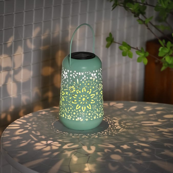 Firefly Hanging Metal Lantern Solar Light Assorted