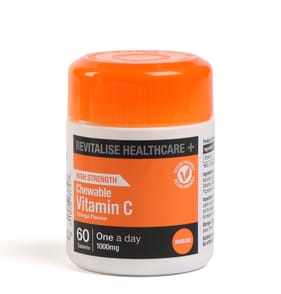 Revitalise Healthcare+ Vitamin C Capsules 60s - Orange Flavour