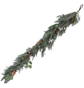 Festive Feeling 5ft Snowy Pine Christmas Garland
