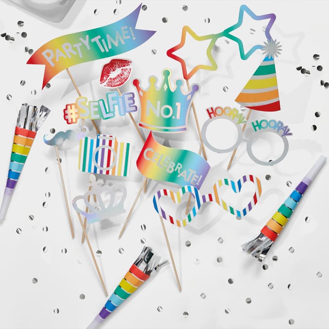 Let's Party Rainbow Photo Props