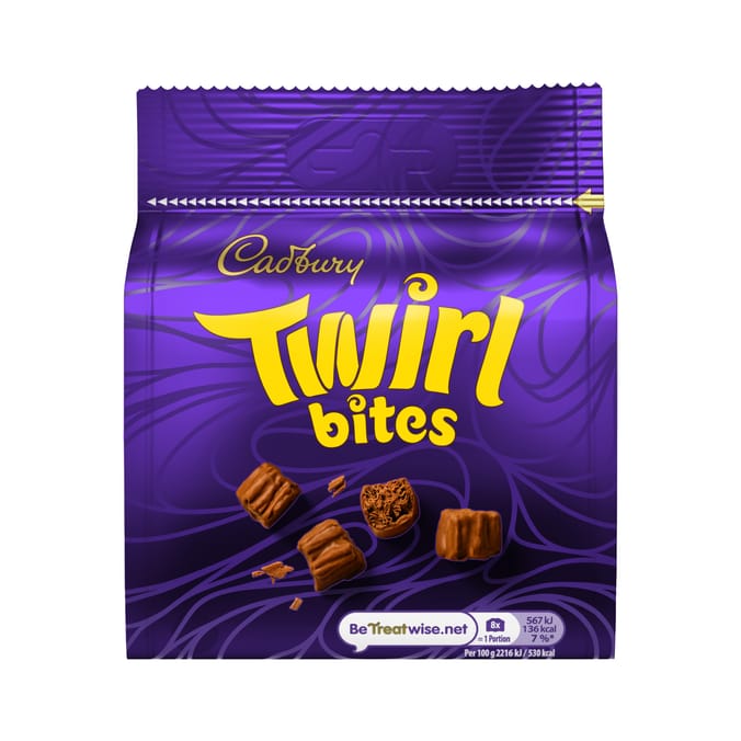 Cadbury Twirl Bites Chocolate Bag 95g