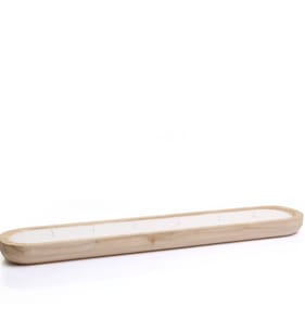 The Outdoor Edit Earthed Long Wooden Citronella Candle