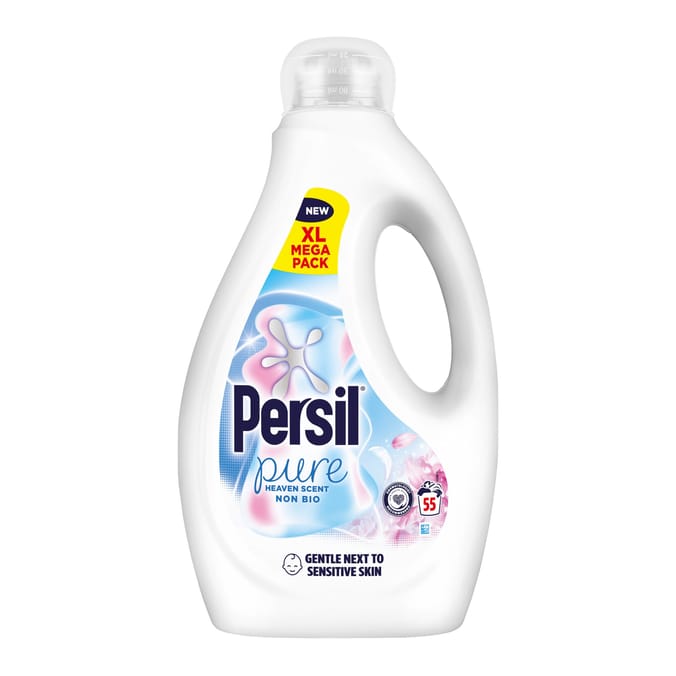 Persil Ultimate Pure Non Bio Liquid Detergent 1.485 Litres 55 Washes - Heaven Scent