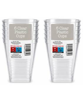 6 Plastic Cup x2
