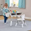 Kids Scandi Height Adjustable Table and Chair Set