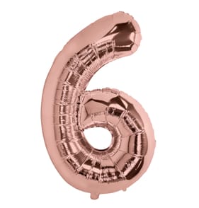 Lets Party Rose Gold Foil 6 Balloon