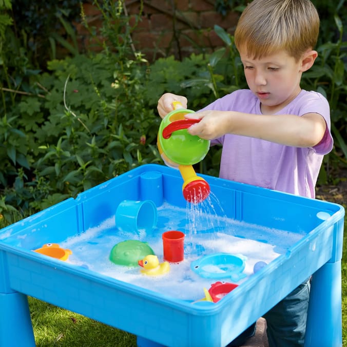 Liberty House Toys Kids 5-in-1 Activity Table and 2 Chairs Set