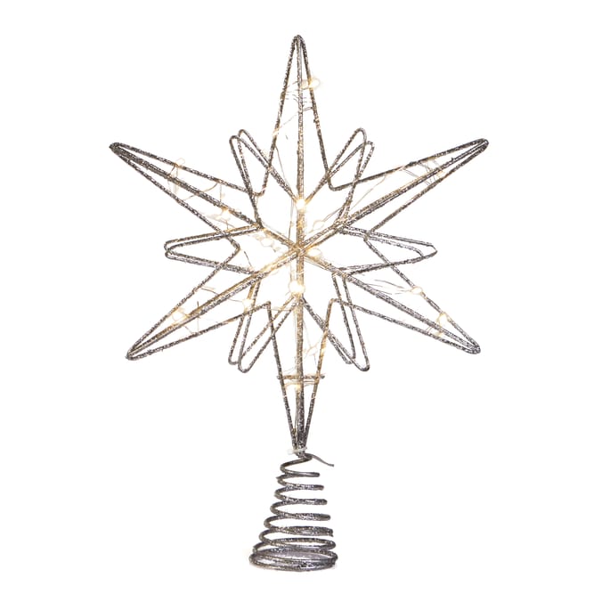 Nordic Spirit Light-Up Tree Topper