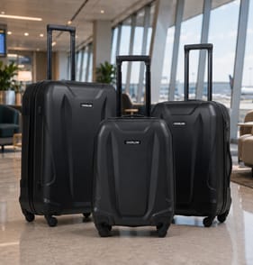 Overlow Suitcase Set Of 3 - Black