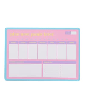A4 Neon Weekly Planner Assorted