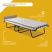 Jay-Be Supreme Automatic Folding Bed with Rebound e-Fibre Mattress - Single