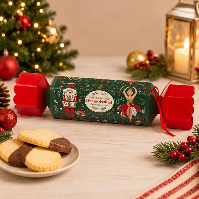 Christmas Cracker Filled Biscuit Tin 150g