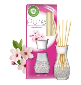  Air Wick Cherry Blossom & Raspberry Essential Oils Reeds Diffuser 25ml