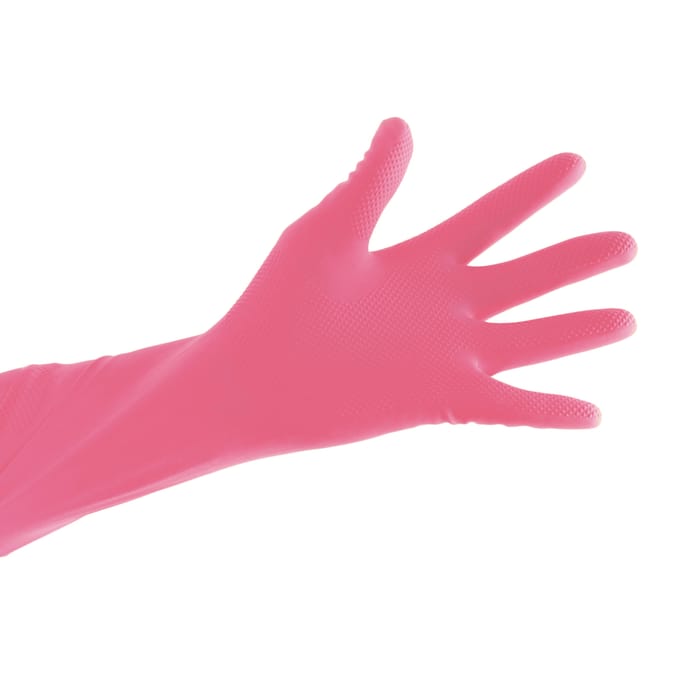 Power Action Super Strong Rubber Gloves - Large 4 Pack