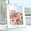 Silver 5x7 Grandma Photo Frame