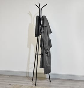 Utility Premium Coat Rack - Matt Black