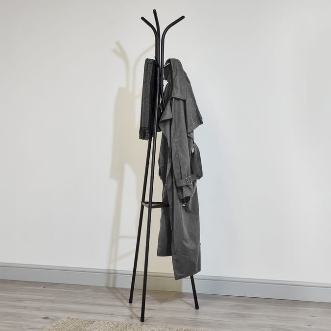 Utility Premium Coat Rack - Matt Black