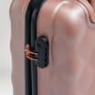 Salisbury Embossed Quilted Shell Suitcase Set Of 3