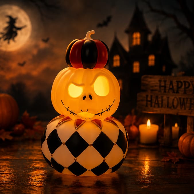 The Nightmare Before Christmas 3 Tier Pumpkin Light Up Decoration