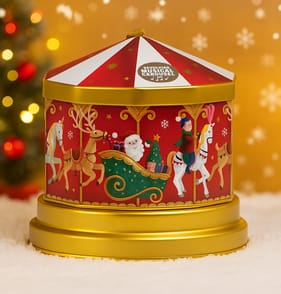 Musical Carousel Fudge Tin