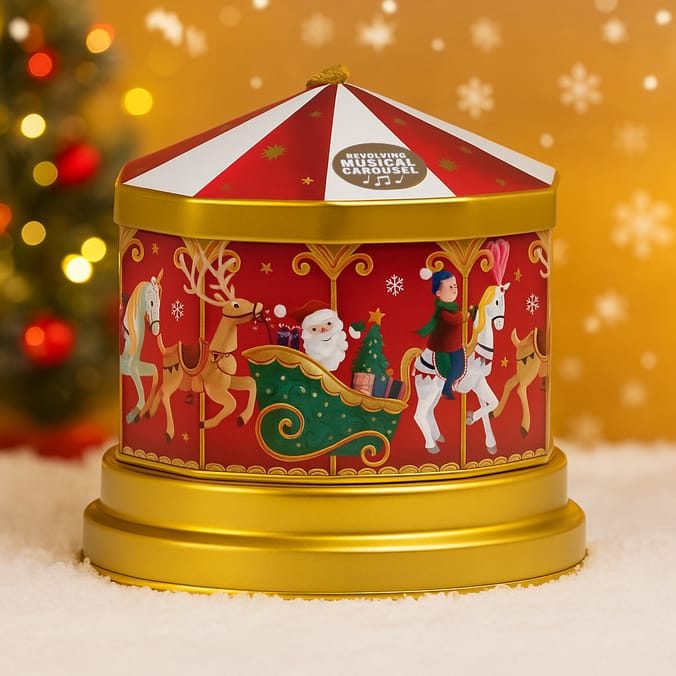 Musical Carousel Fudge Tin