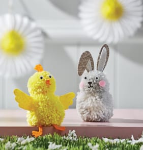 Hoppy Easter Make Your Own Pom Pom Animals